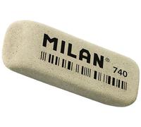 Goma De Borrar Milan Abrasiva 740 Gris Caja De 40