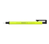 Tombow Goma retráctil Mono Zero redonda recargable Amarillo neón