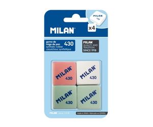 Gomas Borrar MILAN 430, Blister x4