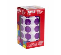 Gomets apli rollo 59h circulo ø 20 mm lila 1.770 uds. (11490)