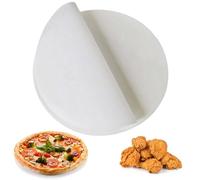 GOMETY 200 unidades de papel de horno redondo, diámetro de 30 cm, antiadherente, resistente al calor, para barbacoa, pizza, tartas
