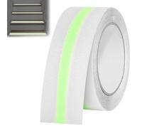 GOMETY Cinta adhesiva antideslizante que brilla en la oscuridad, 5 cm x 10 m, cinta adhesiva de seguridad, resistente al agua, adhesivo fluorescente antideslizante que brilla en la oscuridad