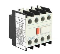 Gonetre Bloque de Contactos Auxiliares F4-22 2NO 2NC para Contactor de CA