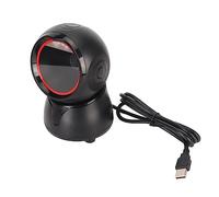 Gonetre Escáner de códigos de barras de escritorio con obturador global, lector QR 2D de 0,5 MP para tiendas de puntos de venta, indicador LED para pitidos