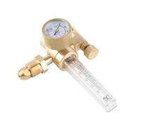 Gonetre Regulador de Argón, Caudalímetro de Gas con Medidor 0-60CFH 0-4000PSI para Soldadura MIG TIG CO2