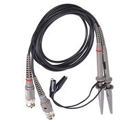 Gonetre Sonda de Osciloscopio de Alta Precisión P6100, 1X 10X 100MHz con Compensación de Amortiguación Ajustable y Anillos de Color para Accesorios de Osciloscopio