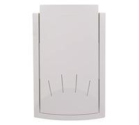 Gong electromecánico con cable, inigualable, fácil y agradable de usar, fabricado en plástico con transformador incorporado, Forte 230V blanco GNW-223-BIA Sundi bicolor Zamel