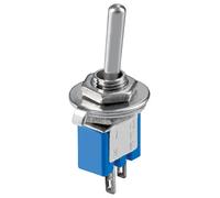 Goobay 10013 - Interruptor basculante (2 pines, carcasa azul)