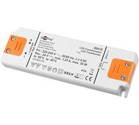 Goobay 30619 - Transformador LED de 230 V a 24 V, 30 W, Carga Total LED, Controlador de 24 V CC, Sin Parpadeo