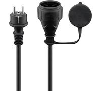 Goobay 44841 cable de transmisión negro 25 m cee7/4