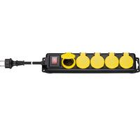 Goobay 45194 base múltiple 3 m 5 salidas ac interior / exterior negro