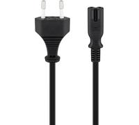 Goobay 50084 cable de transmisión negro 1,5 m cee7/16 c7 acoplador