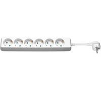 Goobay 51296 base múltiple 1,5 m 6 salidas ac interior blanco