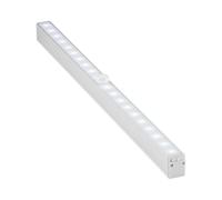 Goobay Barra de luz LED 55498, detector de movimiento, 80 lúmenes, Blanco