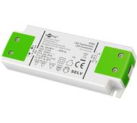 Goobay Transformador LED 65585 – 500 mA, 20 W, 24–40 V, corriente constante – Blanco/Verde
