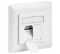 Goobay 68721 toma de corriente rj-45 blanco