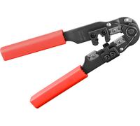 Goobay 77124 crimpadora herramienta para prensar negro, rojo