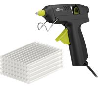 Goobay pistola de pegamento caliente 20 w con 50 barras incluidas, par