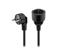 Goobay 93093 cable alargador acodado de alimentación/enchufe con toma