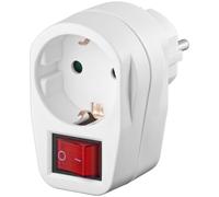 Goobay 94272 base múltiple 1 salidas ac interior blanco