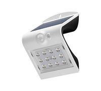 Goobay Aplique Solar LED con Detector de Movimiento, 1.5 watts, Blanco