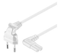 Goobay cee 7/16 / iec 60320 c7, 1 m blanco cee7/16 c7 acoplador