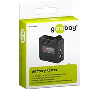 Goobay 54020 probador de batería para aaa, aa, c, d, 9 v, n y célula