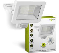 goobay Foco LED 53873 de 30 W - Foco LED de 30 W - Luz blanca neutra 4000 K - 2550 lúmenes - Ángulo de haz de 100 grados - Grado de protección IP65 - Blanco