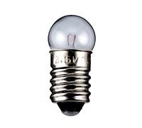 Goobay - Juego de 3 bombillas Torch Globularia 0,45 W, casquillo E10, 4.5 V (DC) 100 mA H 24 mm