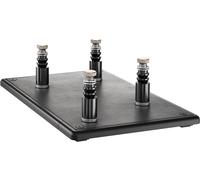 Goobay juego de 4 soportes magnéticos de placa de metal, diámetro de