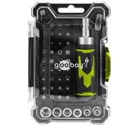 Goobay juego de destornilladores 43 piezas con mango de carraca, 36 pu