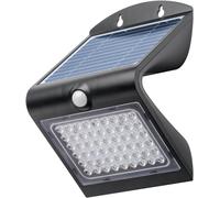 Goobay - lámpara de pared solar led con sensor de movimiento, 4 w, ip