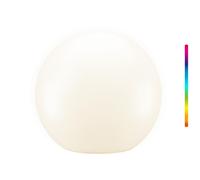 Goobay lámpara solar led rgb 35 cm para jardín y exterior, esfera im
