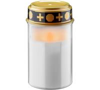 Goobay led luz de tumba con batería, velas de tumba al aire libre, ve