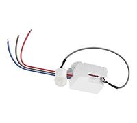 goobay Minisensor de movimiento infrarrojo 96006 para interiores, diseño en miniatura para instalación empotrada (UP) casi invisible, rango de detección de 360°, alcance de 6 m, blanco