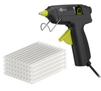 Goobay pistola de pegamento caliente 20 w con 50 barras incluidas, par