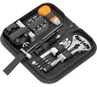 goobay Set de herramientas para relojería 149 piezas, kit completo para cambio de batería y ajuste de correas, con estuche y accesorios - 80408