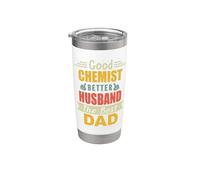 Good Chemist Better Husband The Best Dad For Fathers Day Vaso térmico de acero inoxidable de doble pared