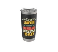Good Lawyer Better Husband The Best Dad For Fathers Day Vaso térmico de acero inoxidable de doble pared