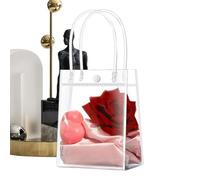 Goodie Bags - Portable Packaging Pouch - PVC Leakproof Party Treat Bags | For Wedding Valentines Easter Holiday Treat Candy Cookie Food Bouquet Craft Merchandise
