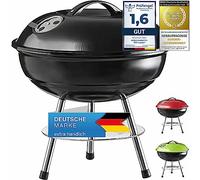 GOODS+GADGETS® Barbacoa de Carbón Portátil Esférica 38 cm - Acero