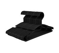 GoodtoU Perchas de plástico para Ropa Infantil, Paquete de 60, Color Negro