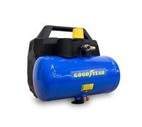 Goodyear Compresor sin aceite 6 l, 210 l/min, 8 bar, válvula de seguridad, para bricolaje