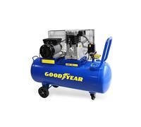 GOODYEAR - Compresor de aire de 100 L con correa 3 CV 2250 W 10 bar Caudal de aire 350 L/min