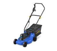 Goodyear Cortacésped Eléctrico 1200W • Ancho Corte 32 cm, Altura Ajustable 25-65 mm, Bolsa 35L • Ligero y Compacto para Jardines Pequeños hasta 250 m²