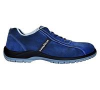 Goodyear G138/3052C - Zapatos de Seguridad Unisex S1P SRC - Piel Serraje Azul - Protección Composite - Antideslizante - Ideal para Trabajo Interior y Exterior - Talla 47