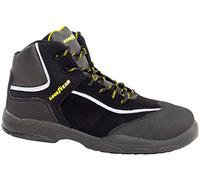 Goodyear G1388602C - Botas de Seguridad Unisex - Nobuk Negro S3 SRC - Protección Superior para Diversas Actividades Laborales - Talla 39