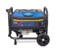 GoodYear - Generador Eléctrico Portátil GY363200 a Gasolina 4T 5,2 kW, 230V, Monofásico, Con AVR, Voltímetro Digital, Arranque Manual, para Casa, Jardín y Emergencias