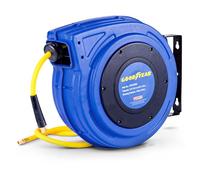 Goodyear retráctil compresor de aire/agua carrete de manguera, max. 300psi manguera polymer (3/8" x 65 ft) hybrid