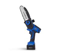Goodyear - Sierra Podadora Eléctrica 450W con 2 Baterías 16,8V Corte Máximo 150mm Cadena ¼’’ 4000 RPM Velocidad 11 m/s Cargador y Kit de Herramientas Incluidos